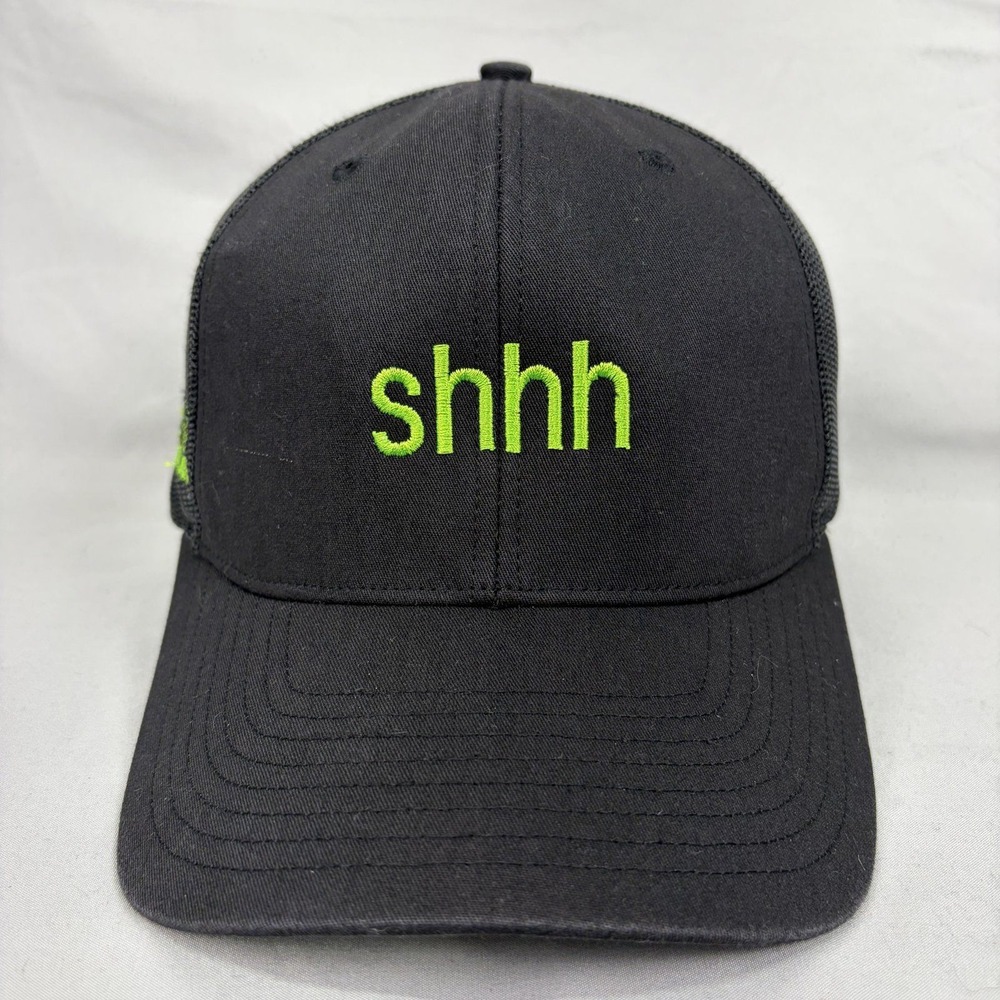 Richardson Trucker Hat UP Summit 2024 Unisex OSFM Black Shhh Whisper Aero
